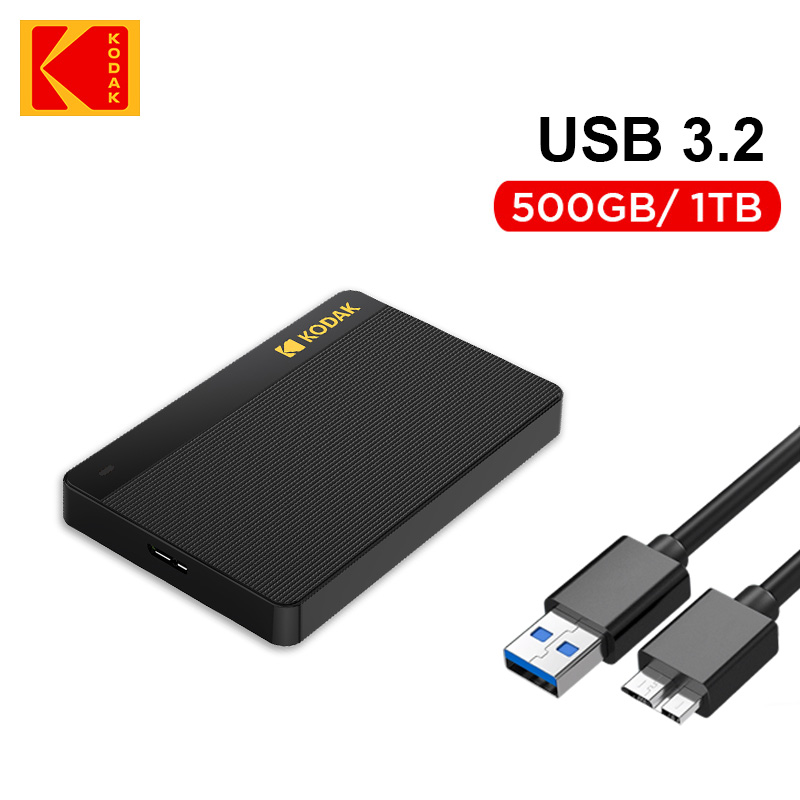 Ssd 500Gb - Hard Disk Esterno Portatile Kodak P160