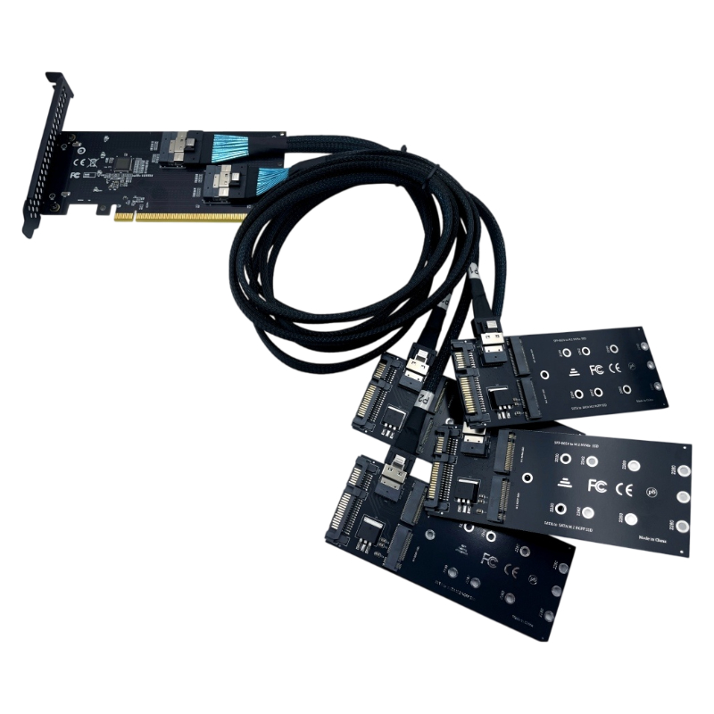 Memory Card Ssd - NUOVA Scheda Adattatore PCIe X16 SFF‑8654