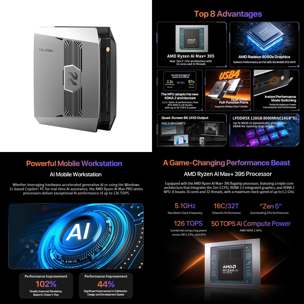 Ssd 2Tb - Mini PC OpenClaw Ryzen AI Max+