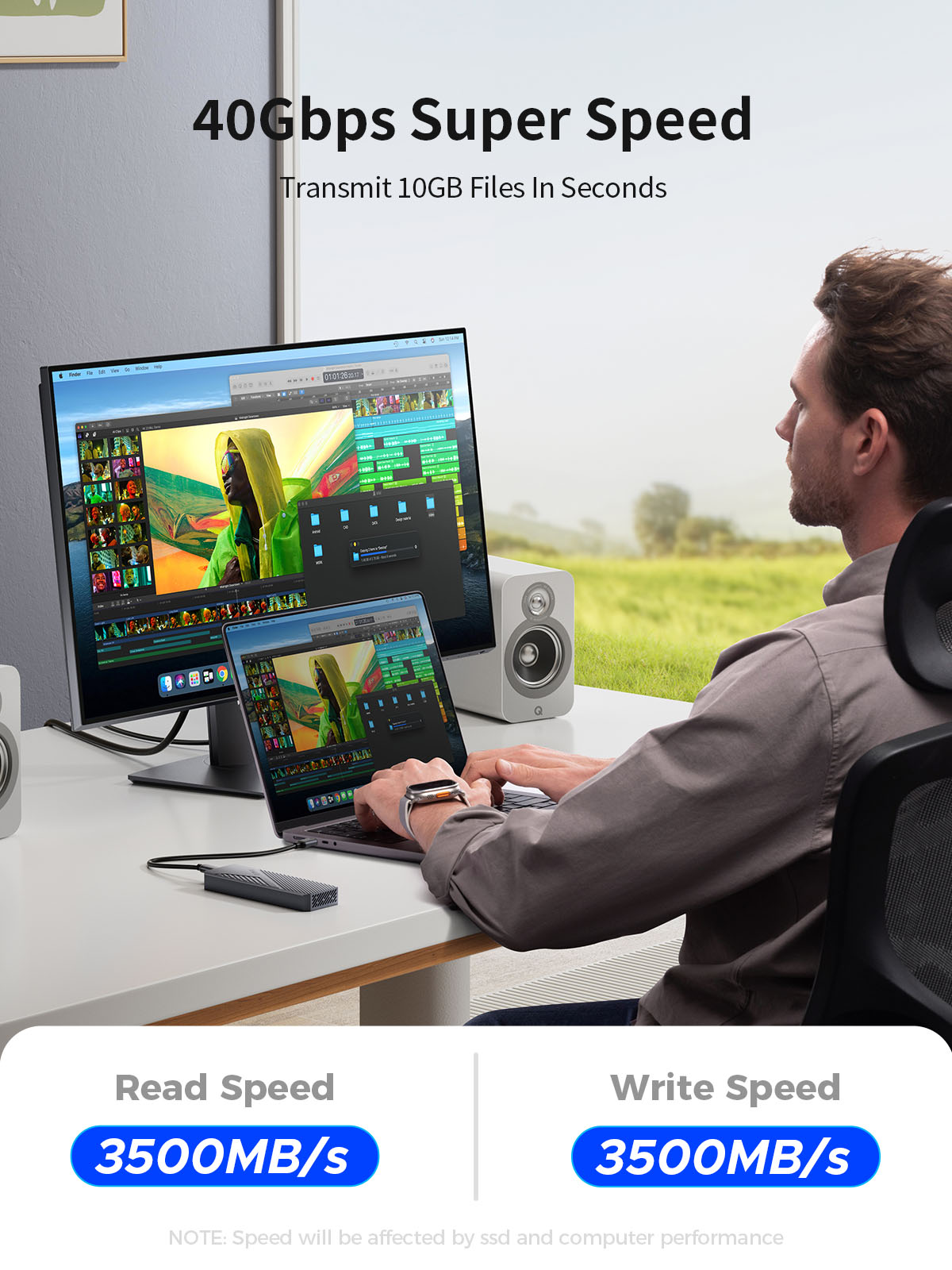 ORICO, custodia esterna per SS - Usb4 40Gbps External Ssd 8Tb recensione e prezzo