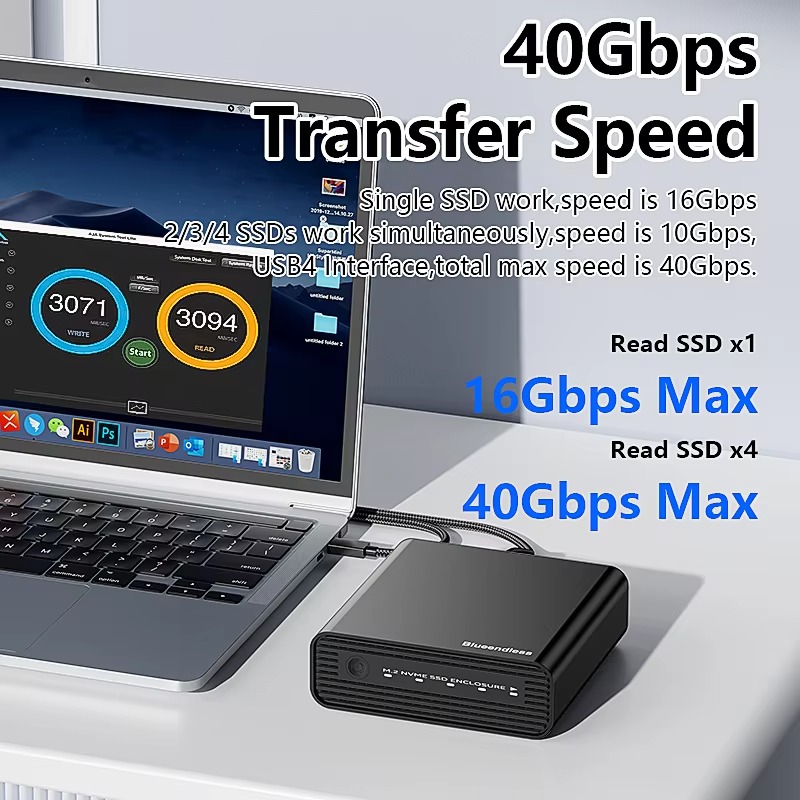 Box esterno in alluminio M2 a  - M.2 Ssd recensione e prezzo