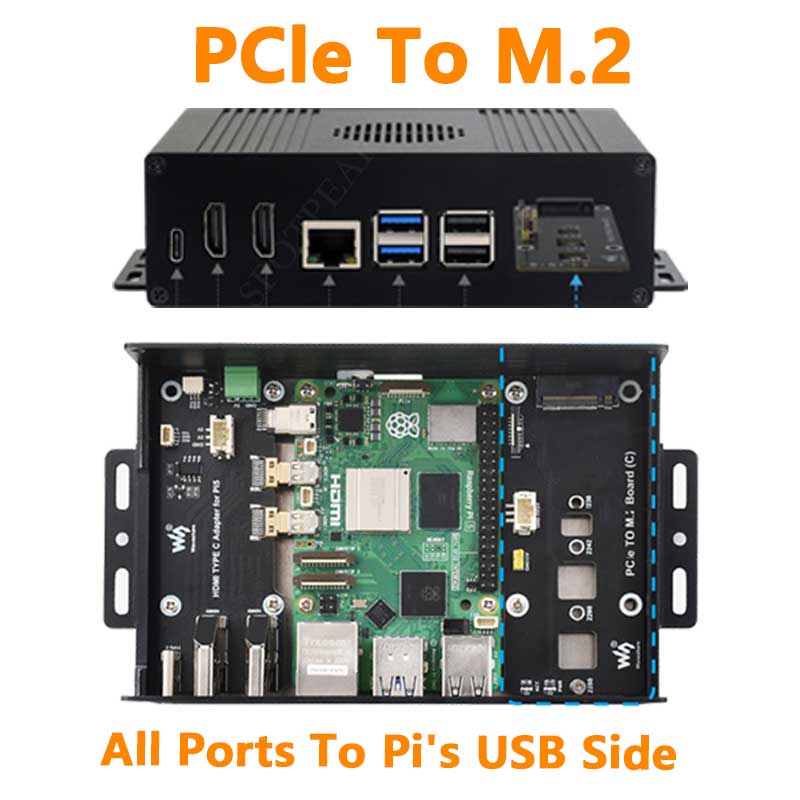 Raspberry Pi 5 Box Case Kit-C  - M.2 Ssd recensione e prezzo