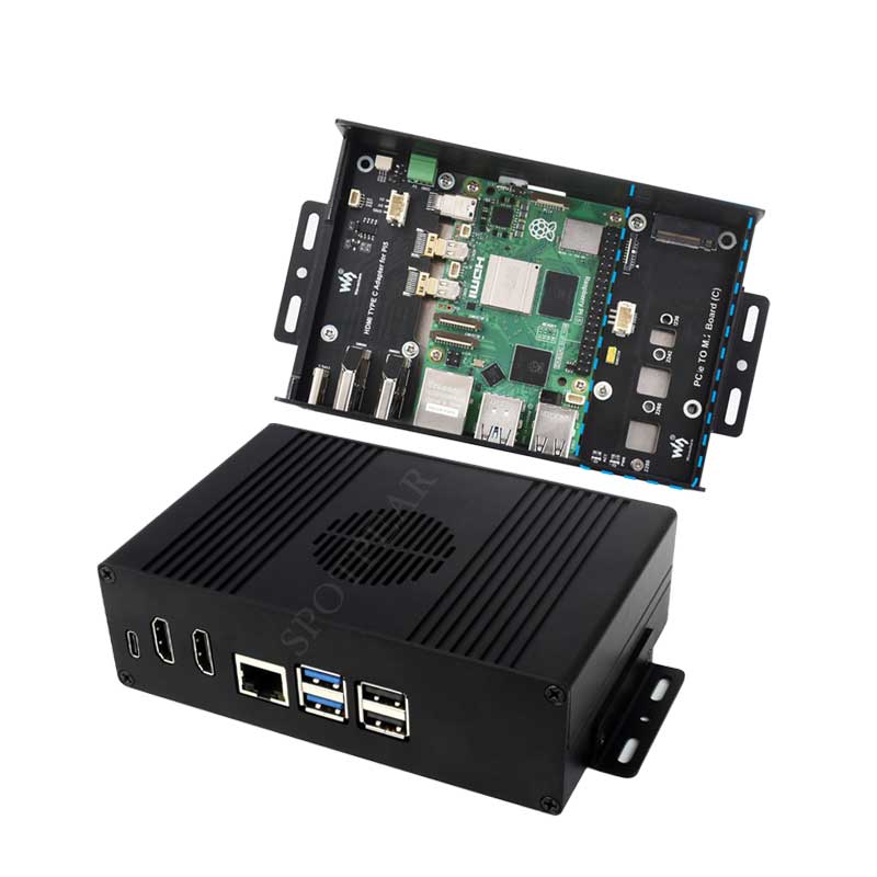 Raspberry Pi 5 Box Case Kit-C  - M.2 Ssd recensione e prezzo