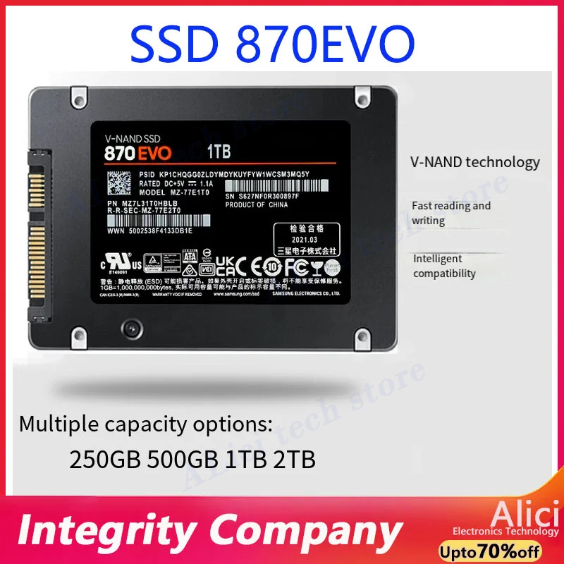 SSD originale PER Samsung 870E - Samsung Ssd recensione e prezzo
