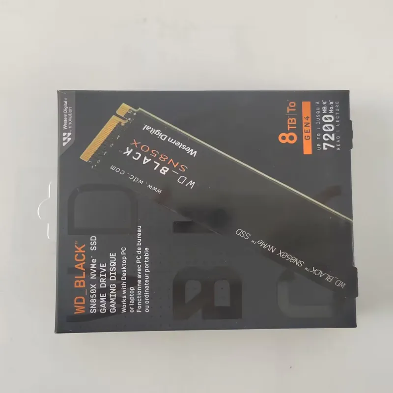 Nuovo WD_BLACK SN850X 8TB NVMe - M.2 Ssd recensione e prezzo