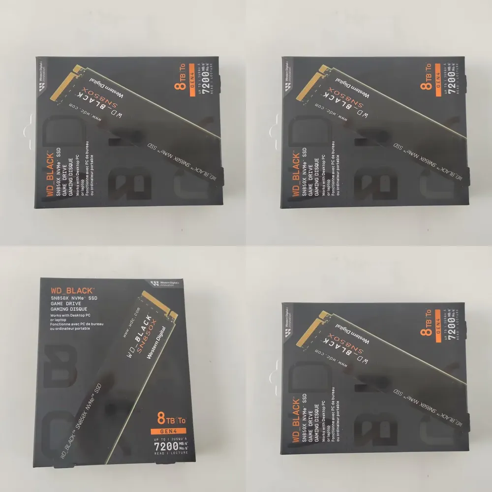 Nuovo WD_BLACK SN850X 8TB NVMe - M.2 Ssd recensione e prezzo