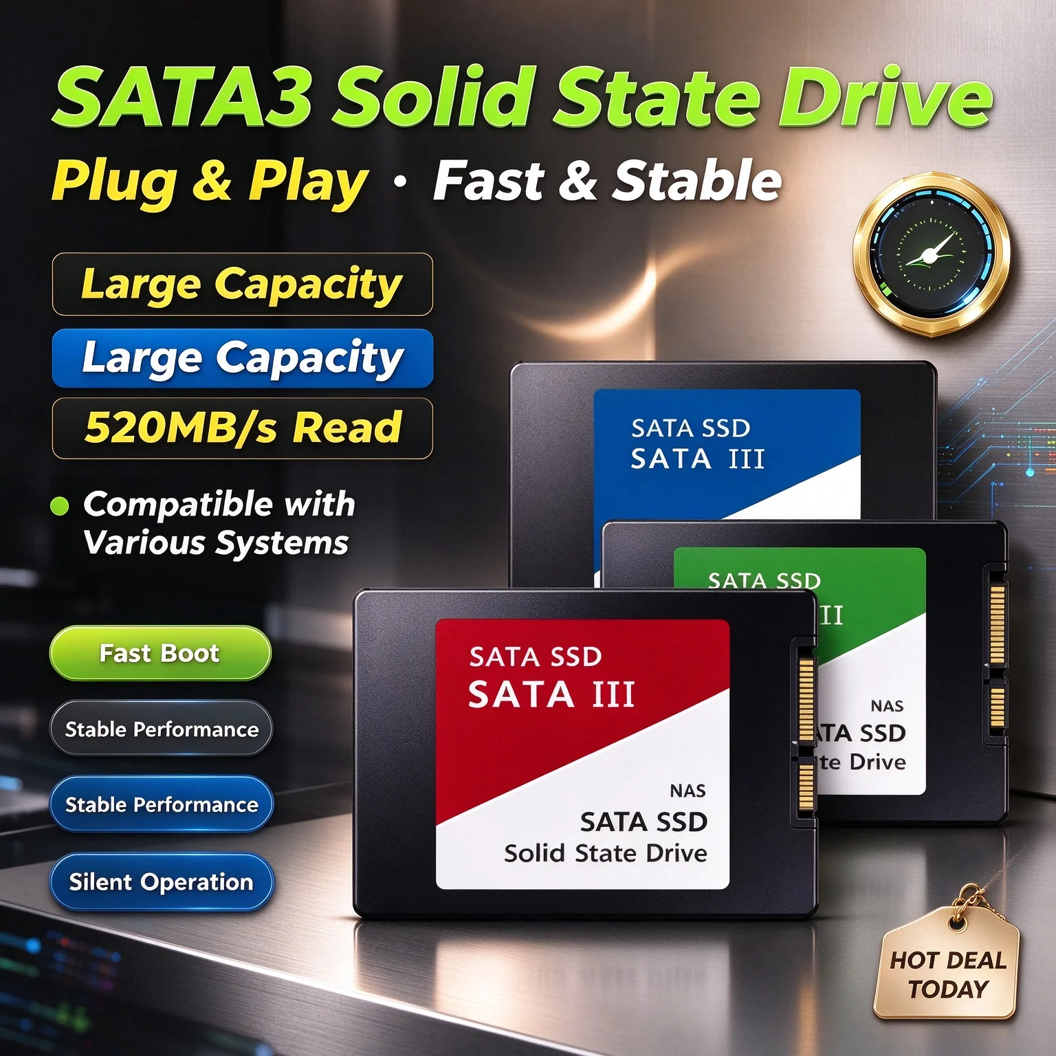 SSD SATA3 Originale Nuovo 2026 - Ssd 500Gb recensione e prezzo